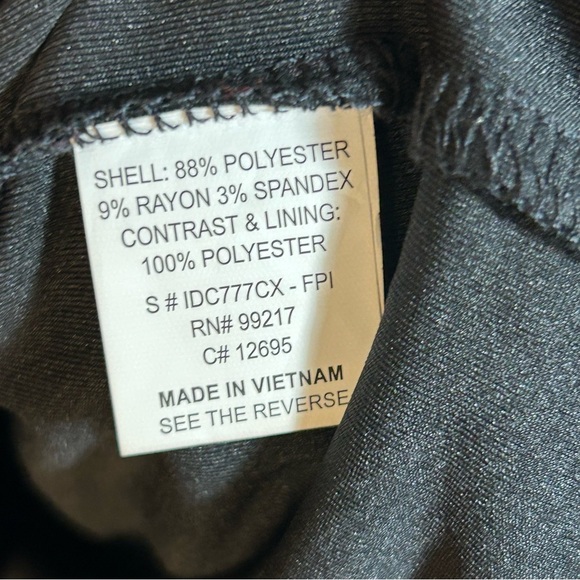 MOA MOA Plus Size 3X Black Long Sleeve Pleated-Skirt Fit & Flare Dress Knee NEW - Picture 4 of 12